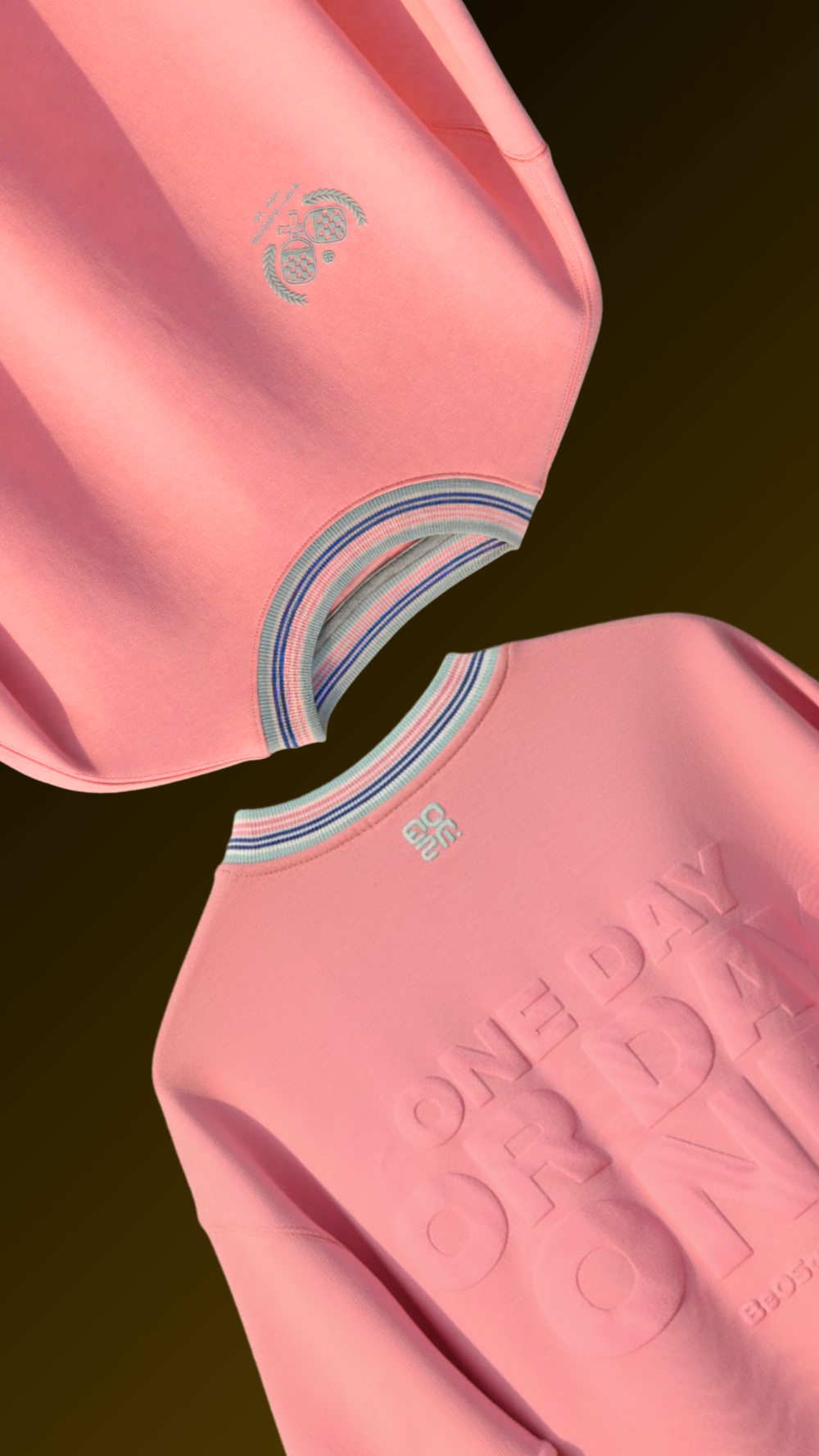 Day One Crew Tee – Candy Pink