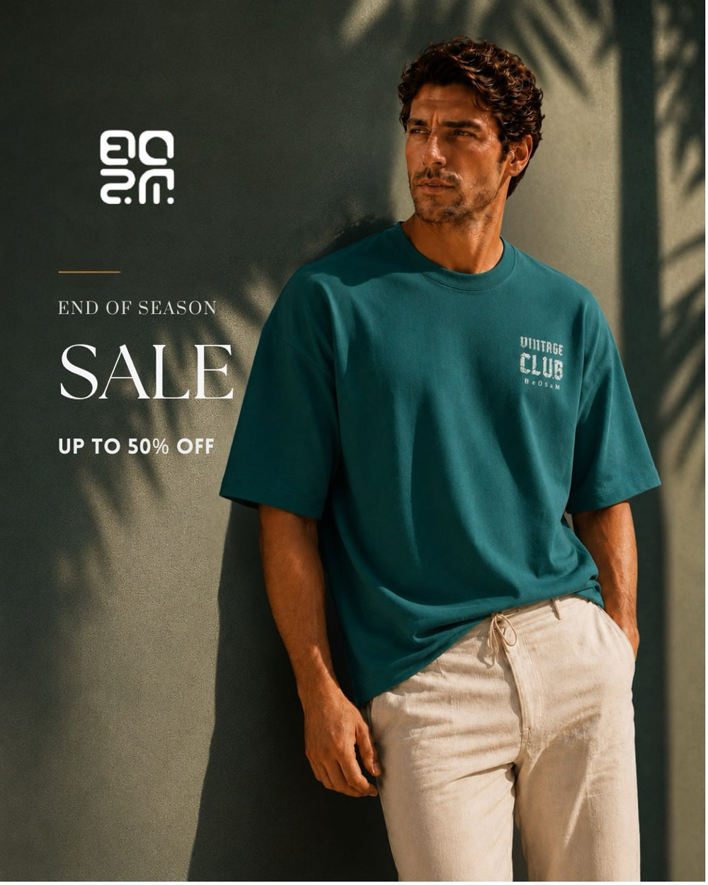 Modern Vintage Tee – Deep Pine