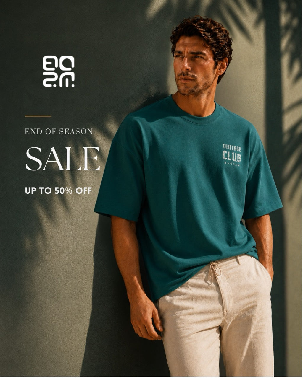 Modern Vintage Tee – Deep Pine