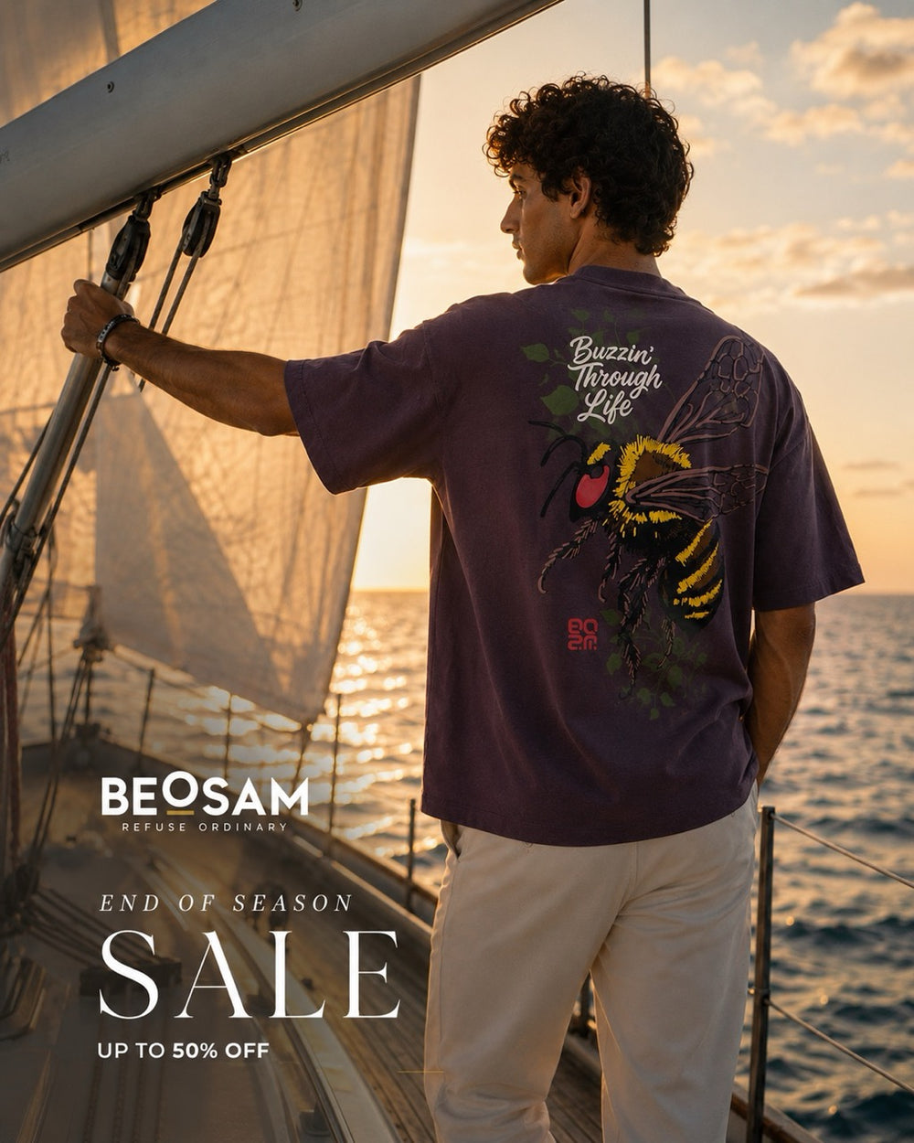 Bee Buzzin’ Tee – Wine