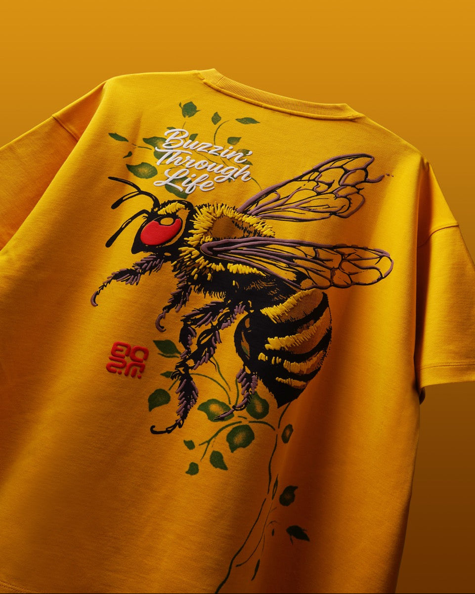 Bee Buzzin’  Tee – Gold Fusion