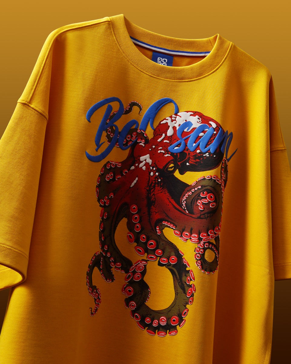 Octopus Elite Tee – Gold Fusion