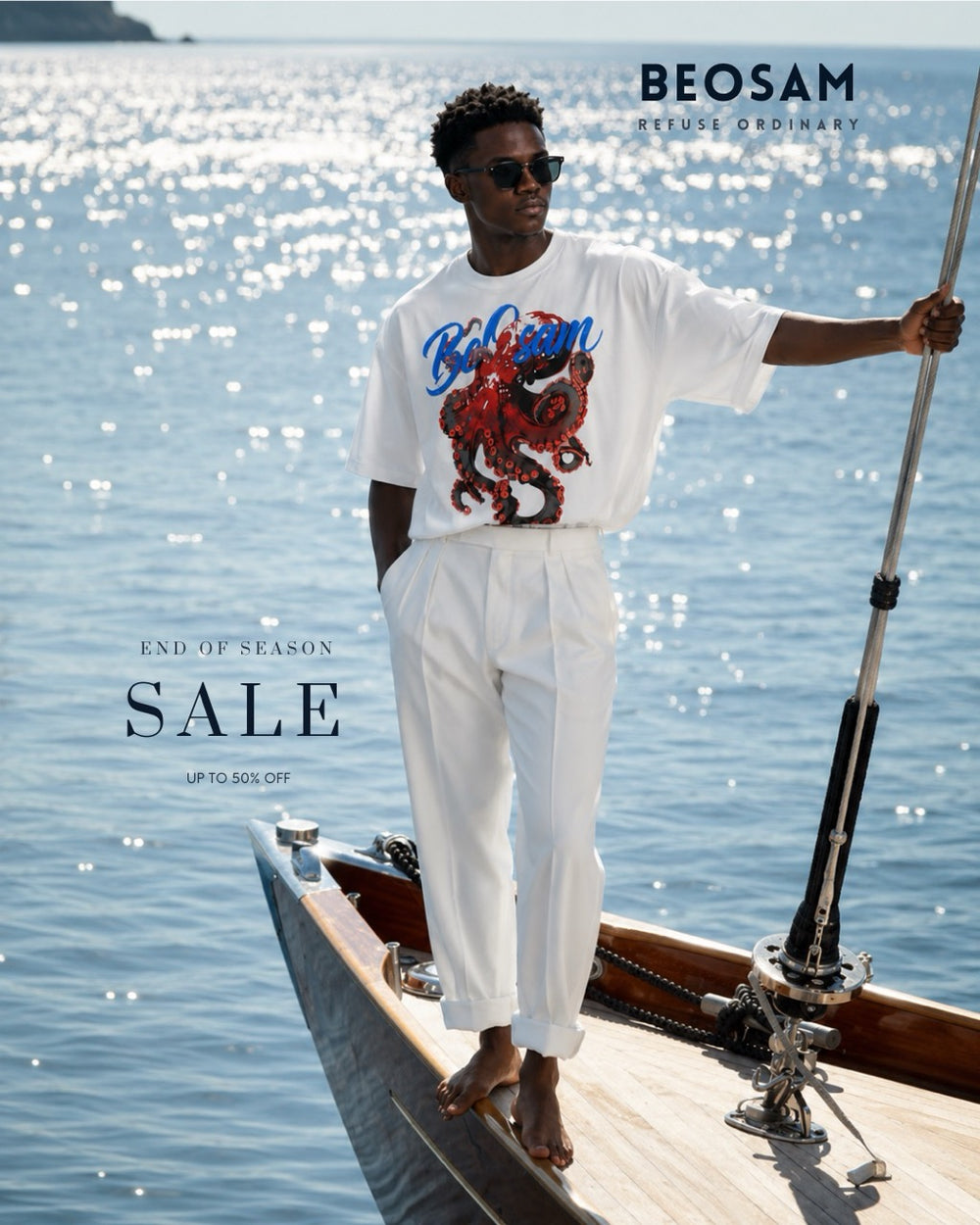 Octopus Elite Tee – Pearl White