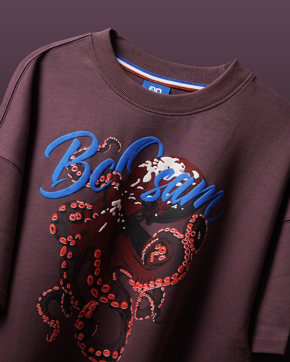Octopus Elite Tee – Wine