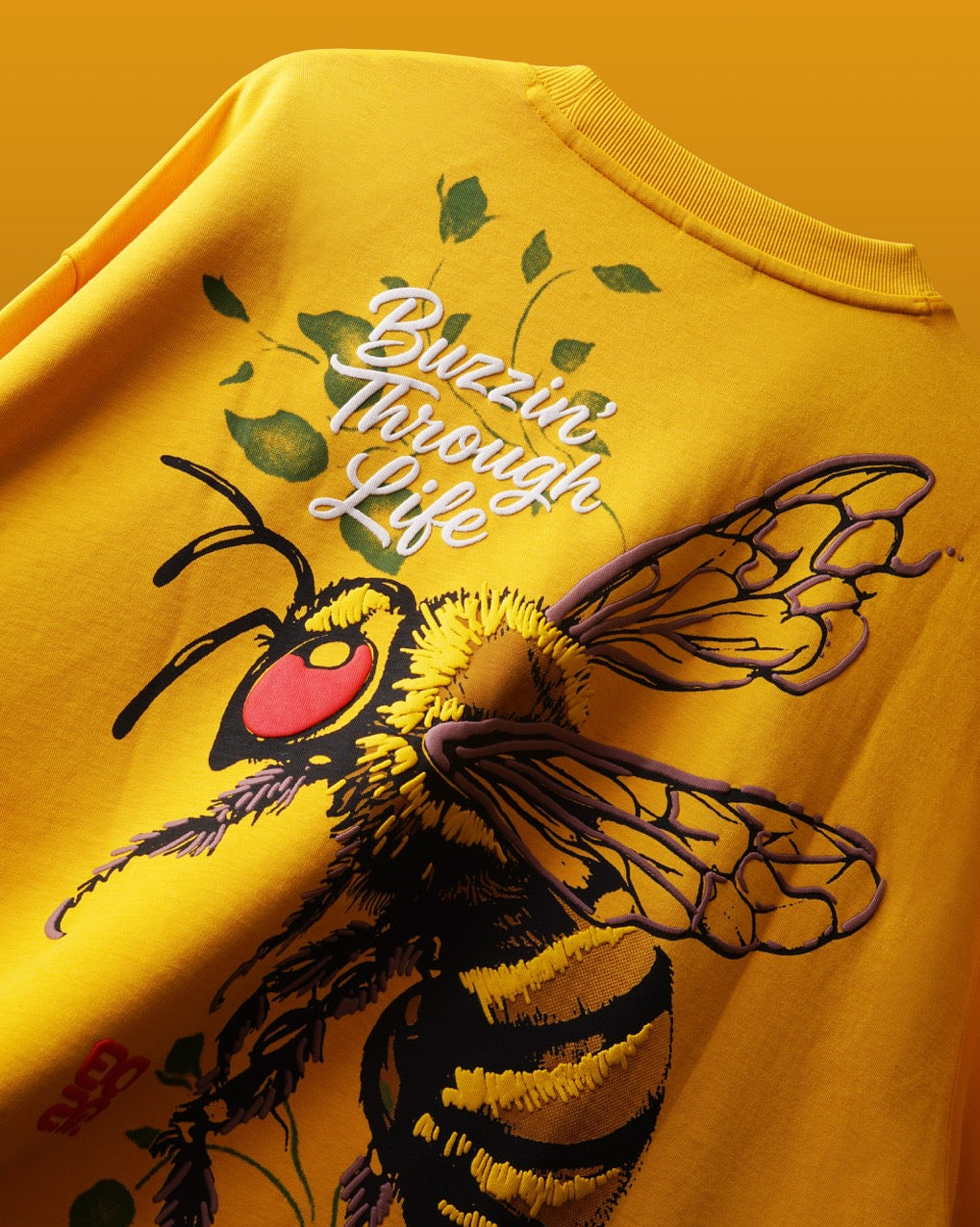Bee Buzzin’  Tee – Gold Fusion