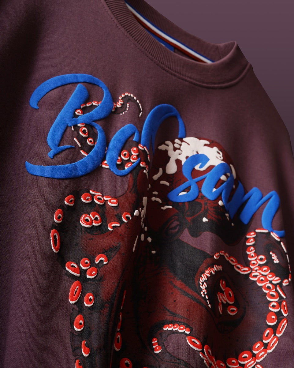 Octopus Elite Tee – Wine
