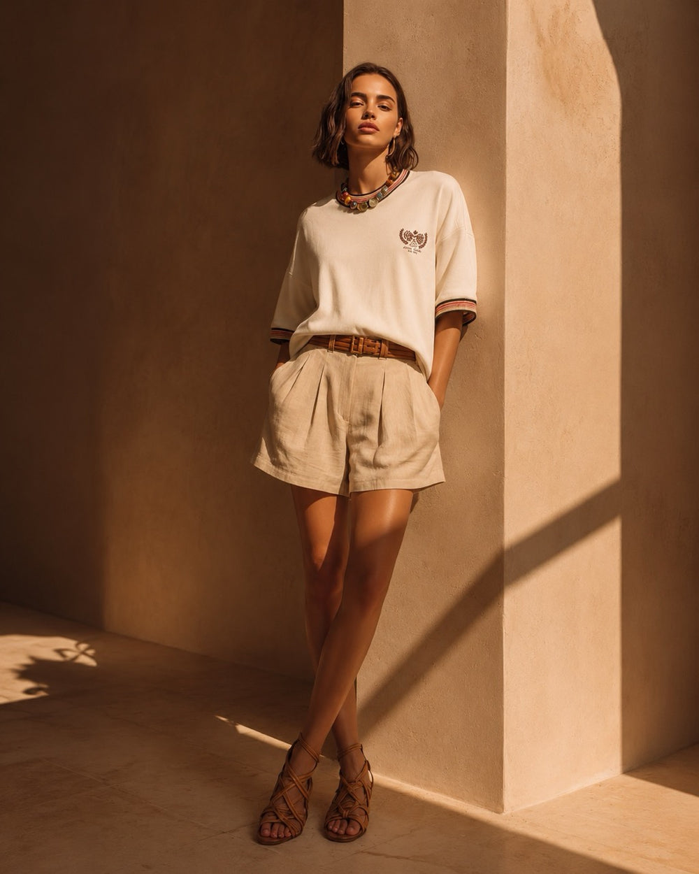 Day One Tee – Desert Cream