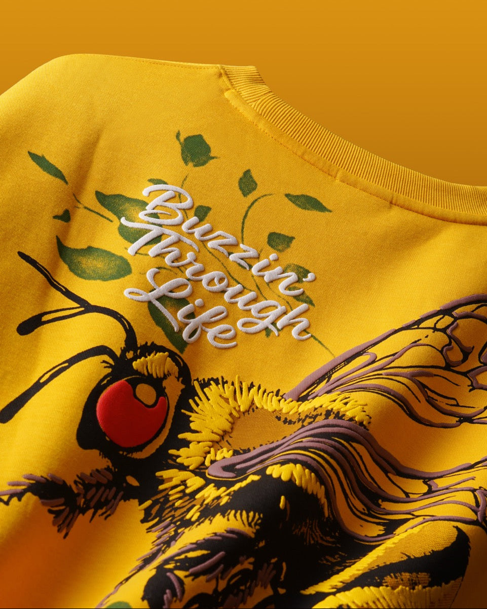 Bee Buzzin’  Tee – Gold Fusion