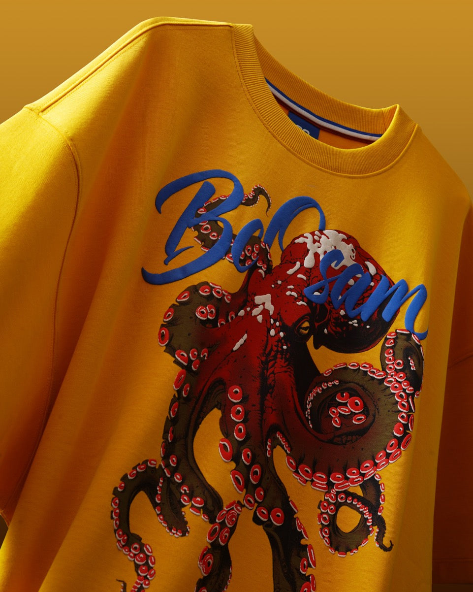 Octopus Elite Tee – Gold Fusion