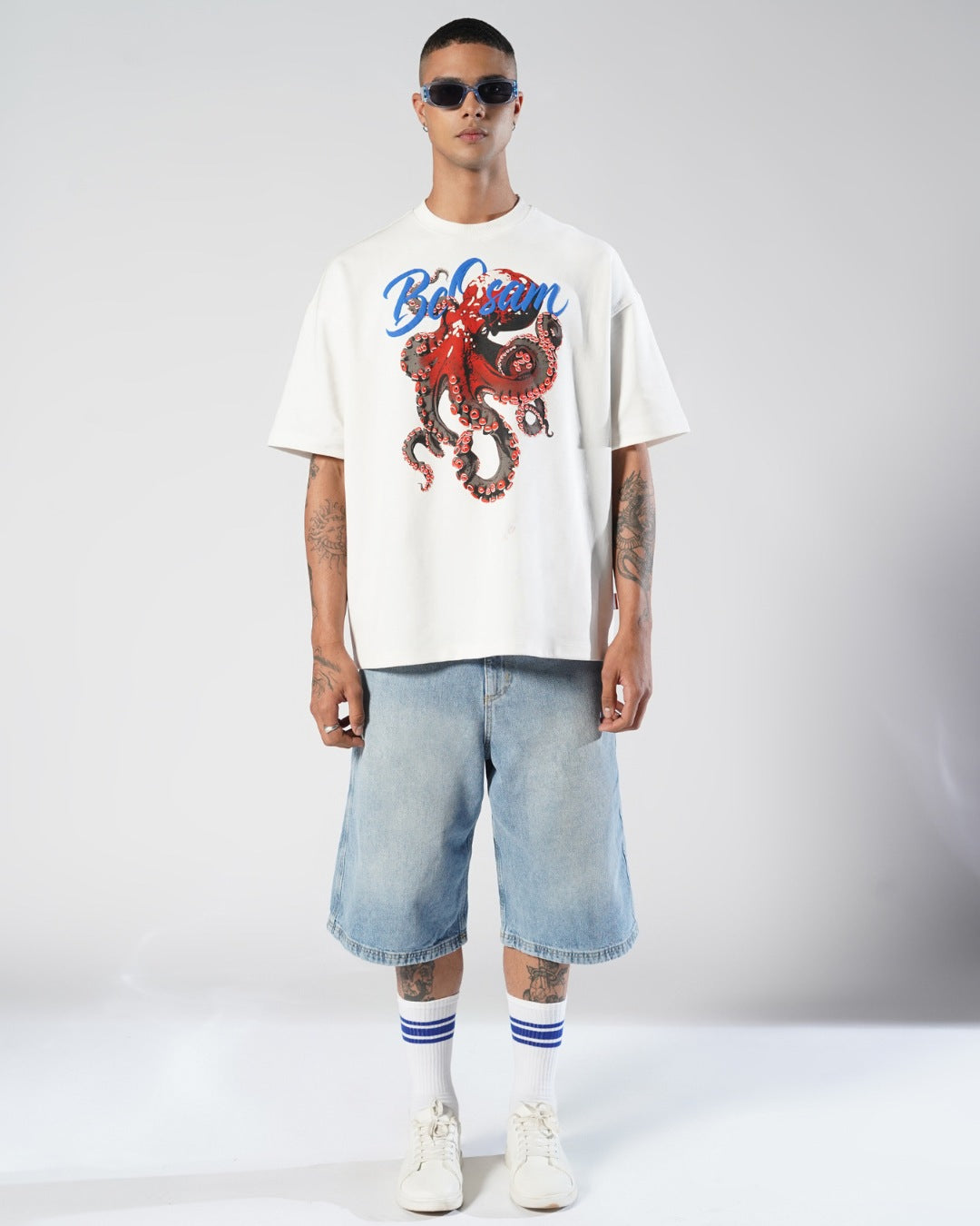 Octopus Elite Tee – Pearl White