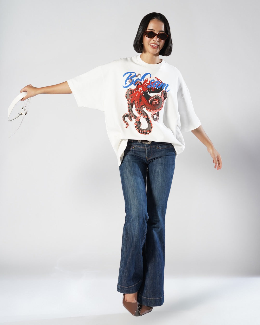 Octopus Elite Tee – Pearl White
