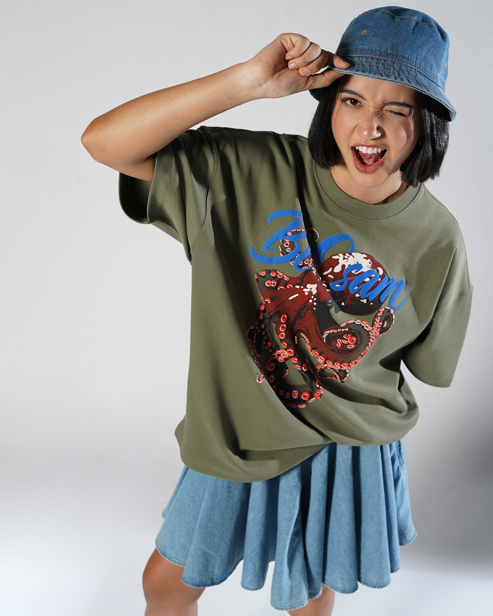Octopus Elite Tee – Moss Green
