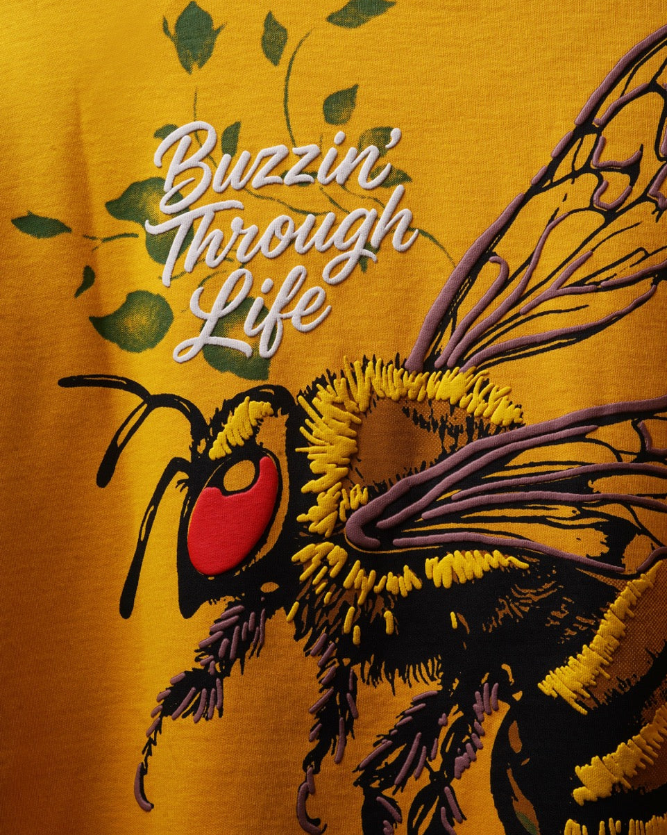 Bee Buzzin’  Tee – Gold Fusion