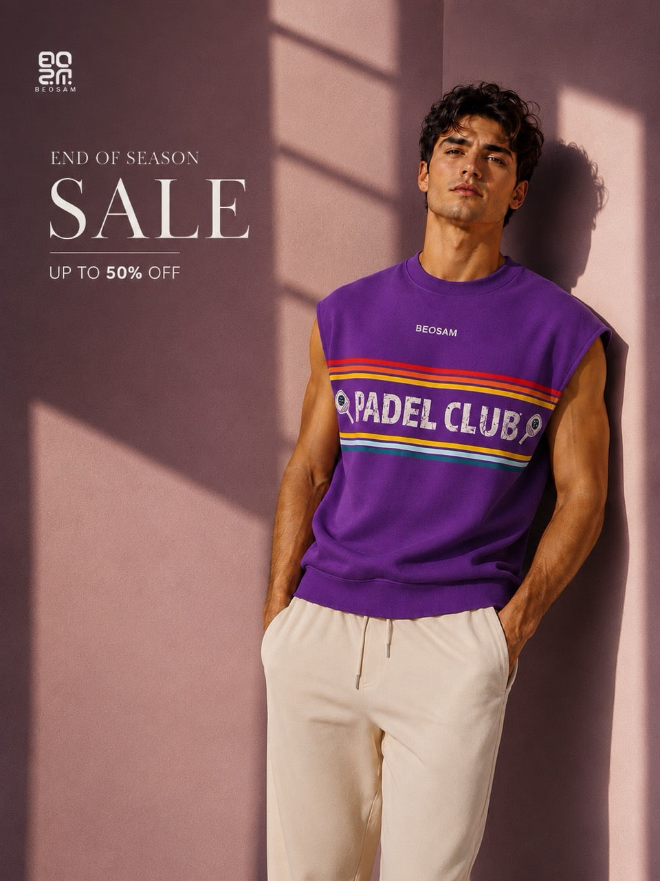 Padel Club '10' Tank – Royal Plum