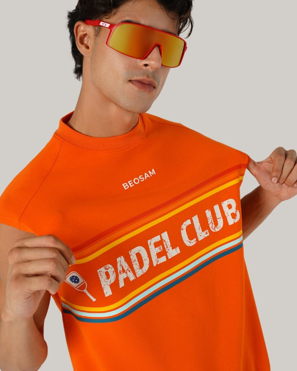 Padel Club '10' Tank – Cosmic Orange
