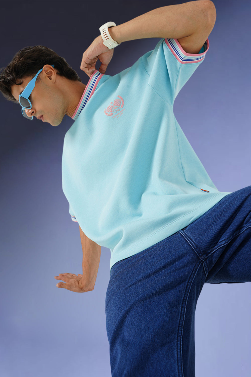 Day One Tee – Mint Coral