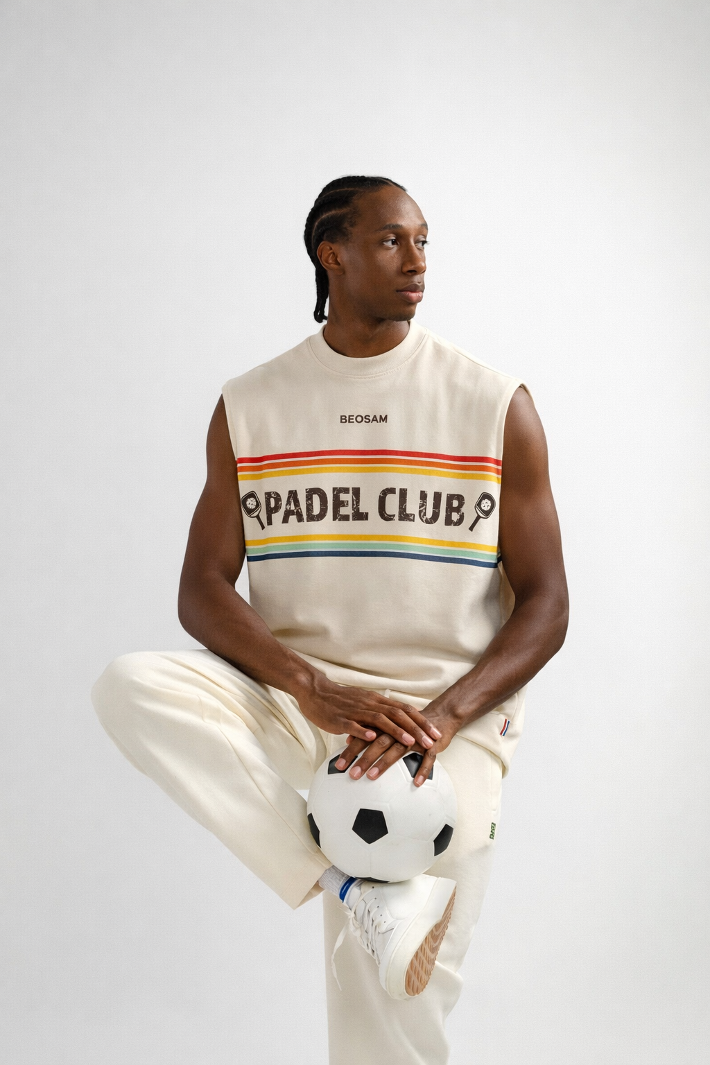 Padel Club '10' Tank – Sandstorm Beige