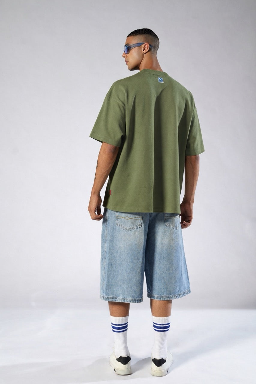 Octopus Elite Tee – Moss Green