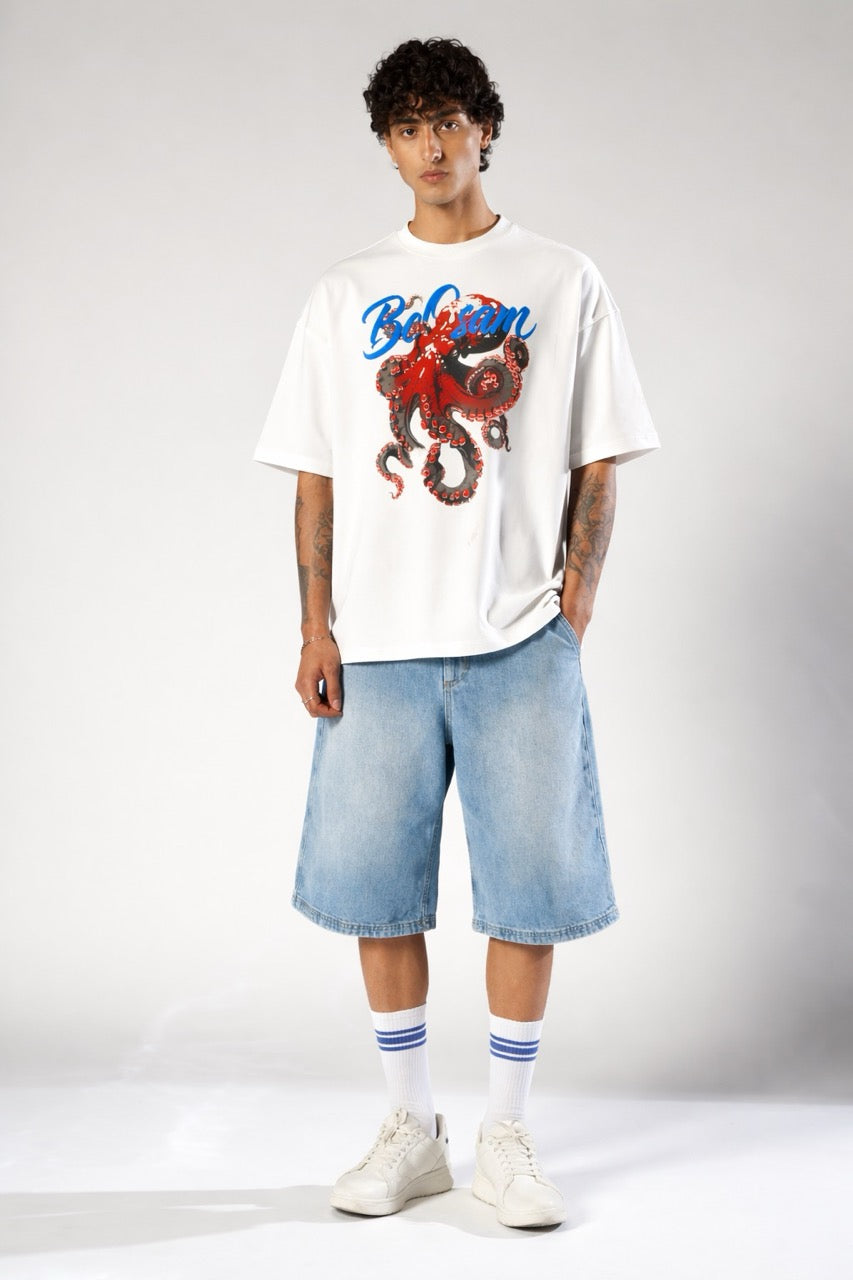 Octopus Elite Tee – Pearl White