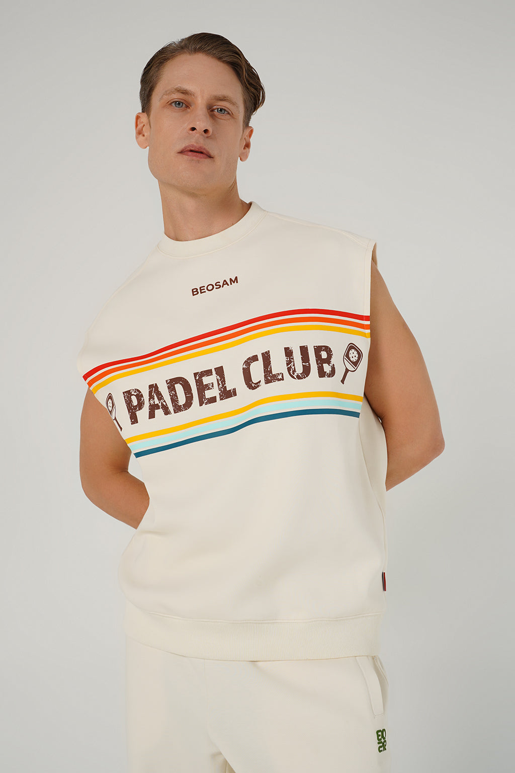 Padel Club '10' Tank – Sandstorm Beige
