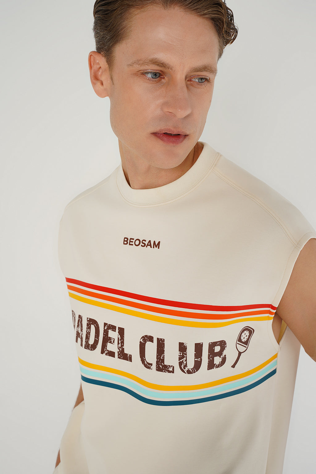 Padel Club '10' Tank – Sandstorm Beige