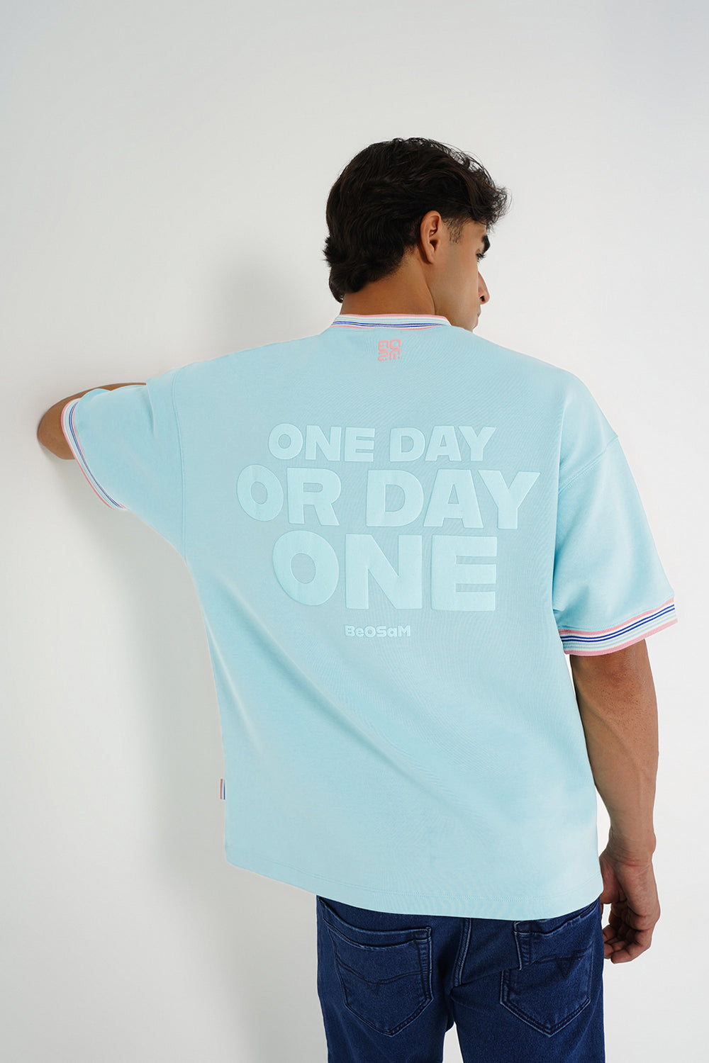 Day One Tee – Mint Coral