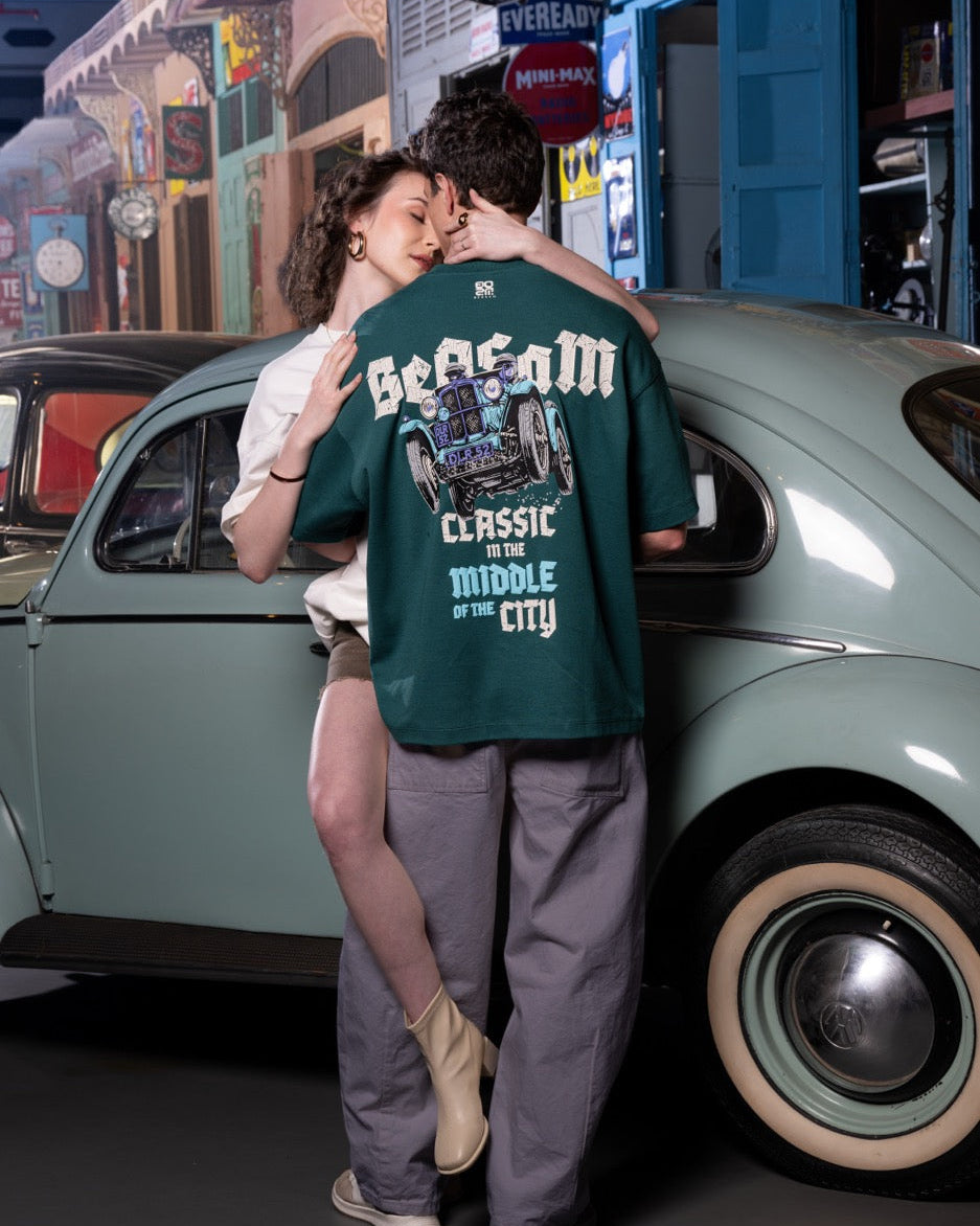 Modern Vintage Tee – Deep Pine