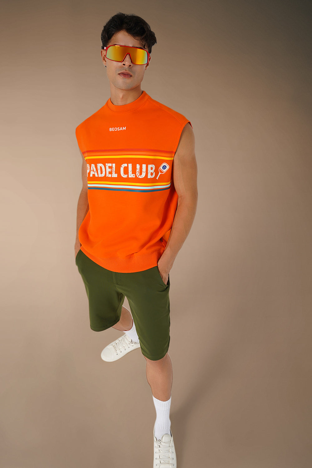 Padel Club '10' Tank – Cosmic Orange