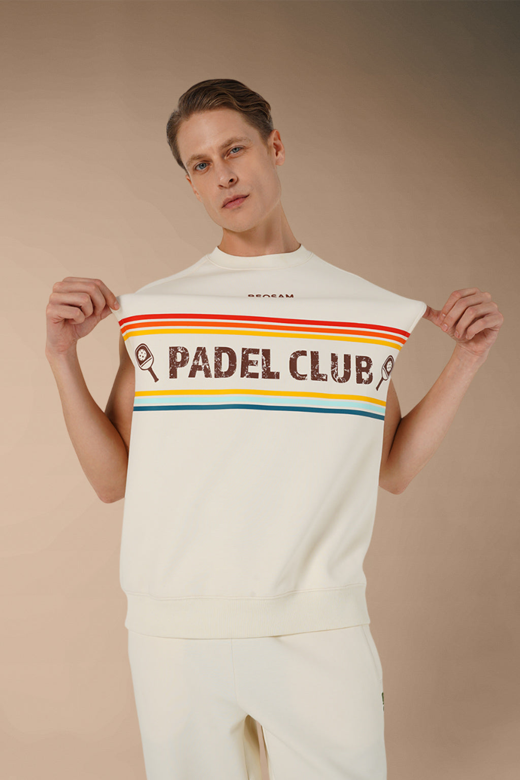 Padel Club '10' Tank – Sandstorm Beige