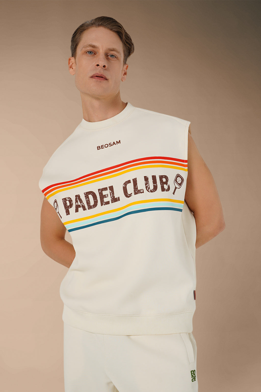Padel Club '10' Tank – Sandstorm Beige