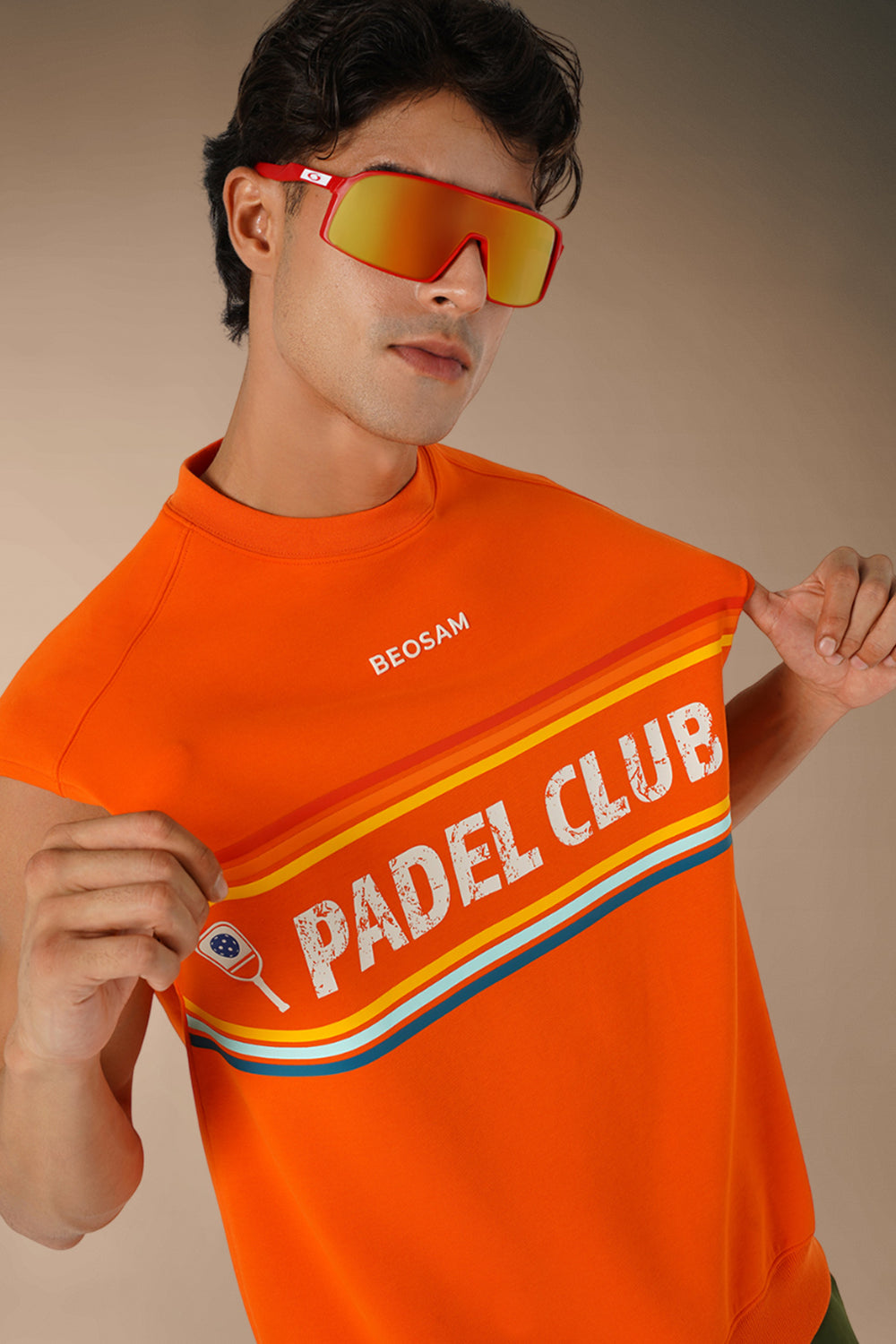 Padel Club '10' Tank – Cosmic Orange