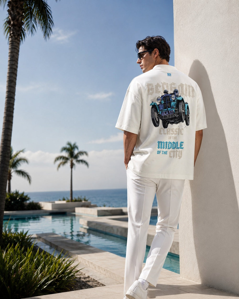 Modern Vintage Tee – Pearl White