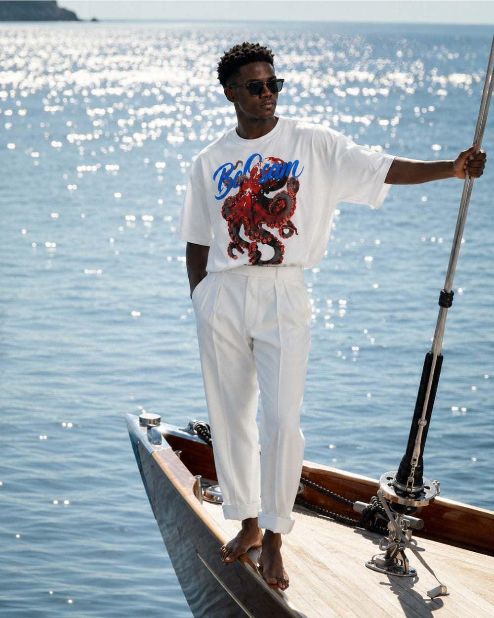 Octopus Elite Tee – Pearl White
