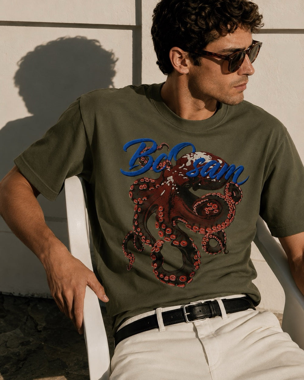 Octopus Elite Tee – Moss Green