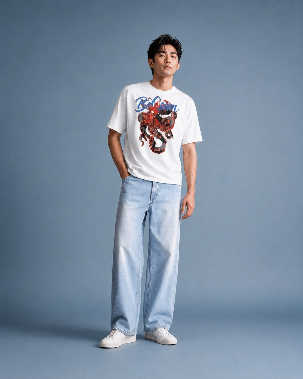 Octopus Elite Tee – Pearl White
