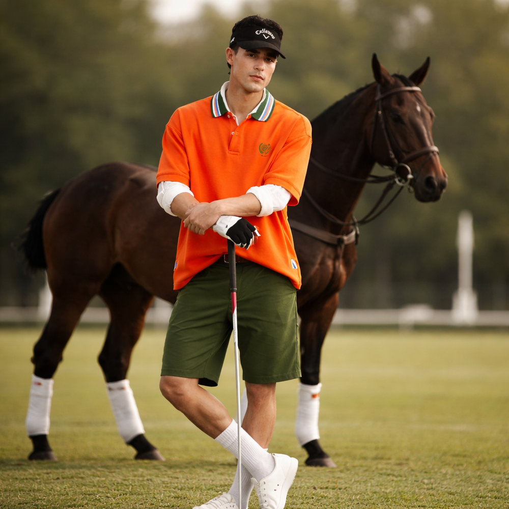 Day One Polo –  Cosmic Orange