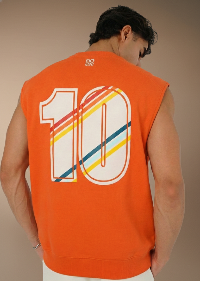 Padel Club '10' Tank – Cosmic Orange