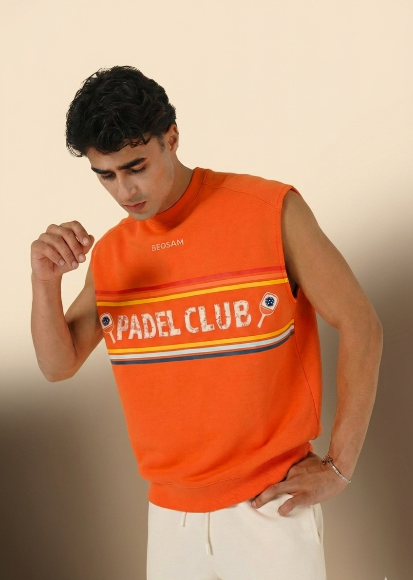 Padel Club '10' Tank – Cosmic Orange