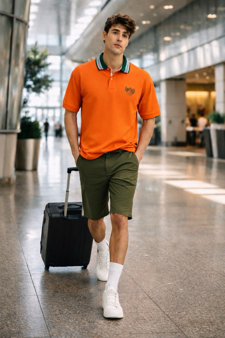 Day One Polo –  Cosmic Orange