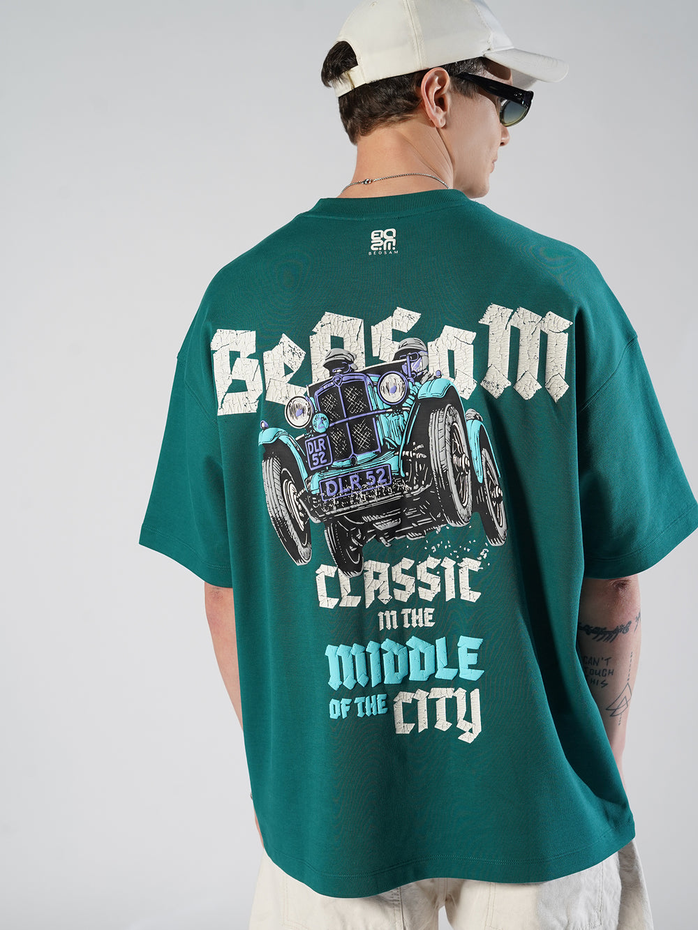 Modern Vintage Tee – Deep Pine