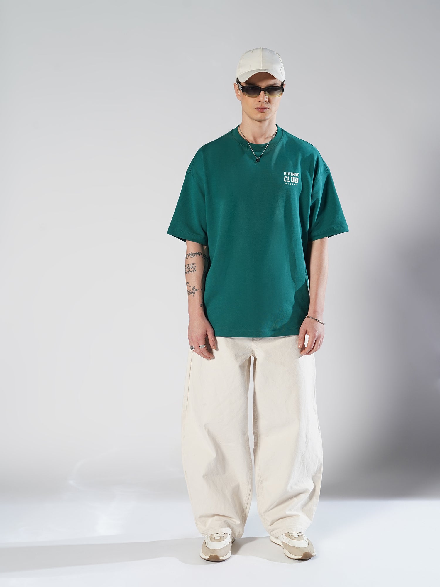 Modern Vintage Tee – Deep Pine