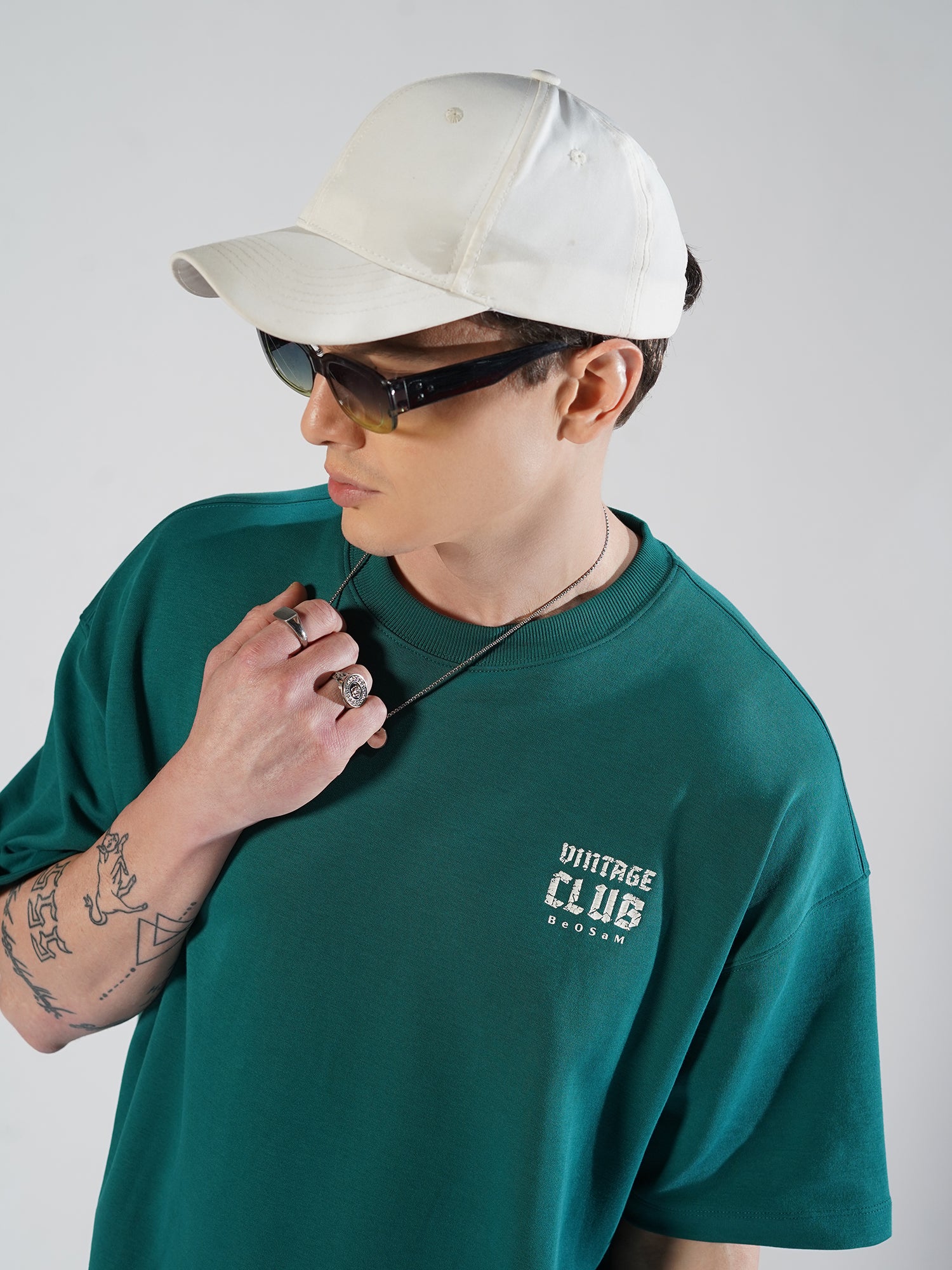 Modern Vintage Tee – Deep Pine