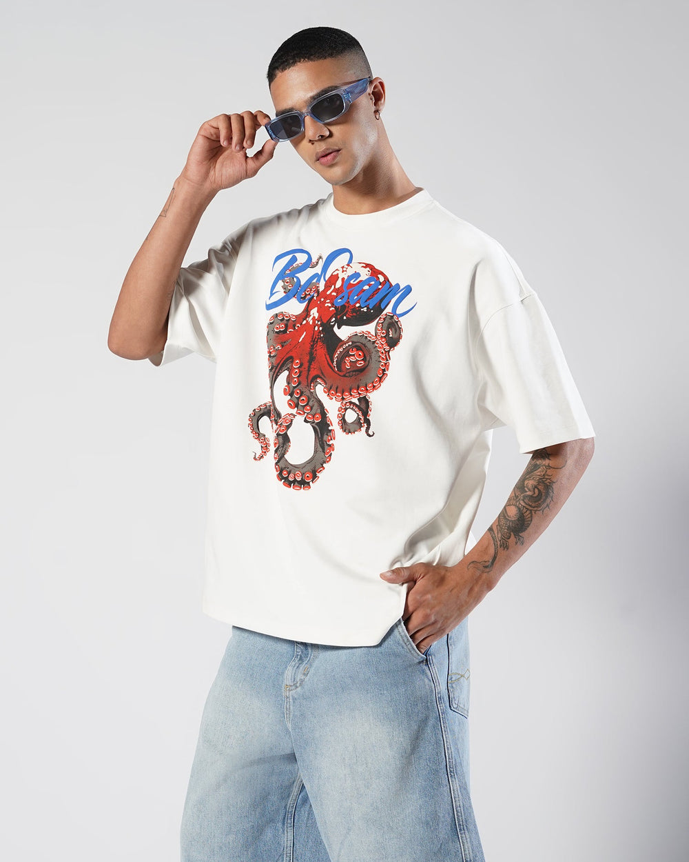 Octopus Elite Tee – Pearl White