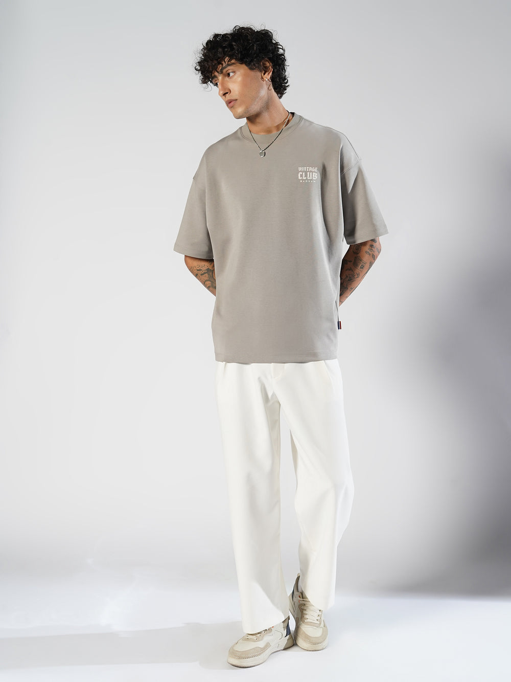 Modern Vintage Tee – Ash Grey