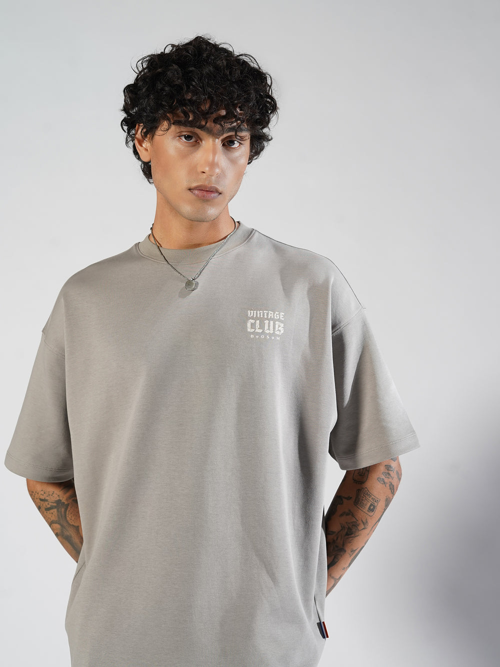 Modern Vintage Tee – Ash Grey