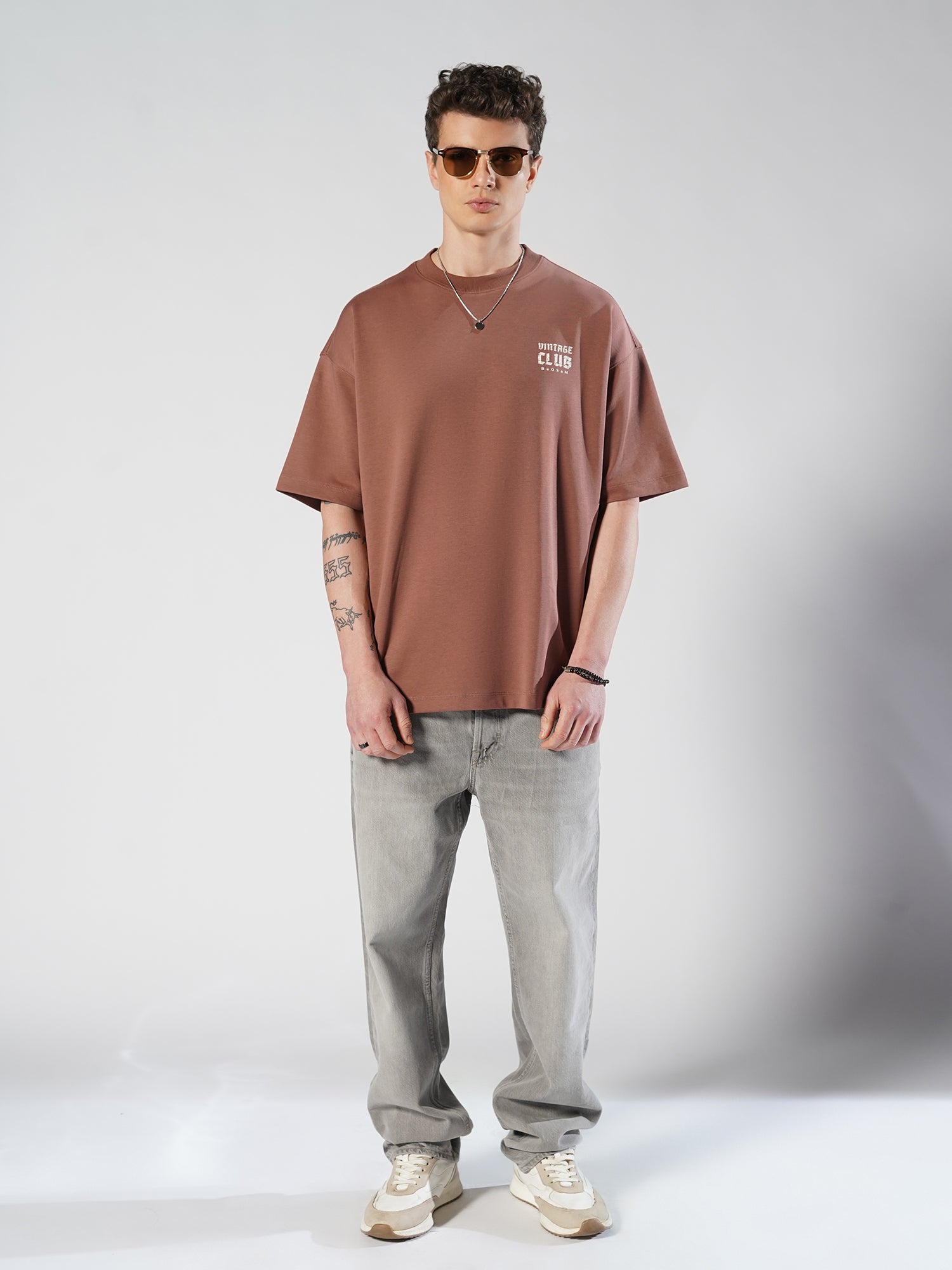 Modern Vintage Tee – Cocoa Brown