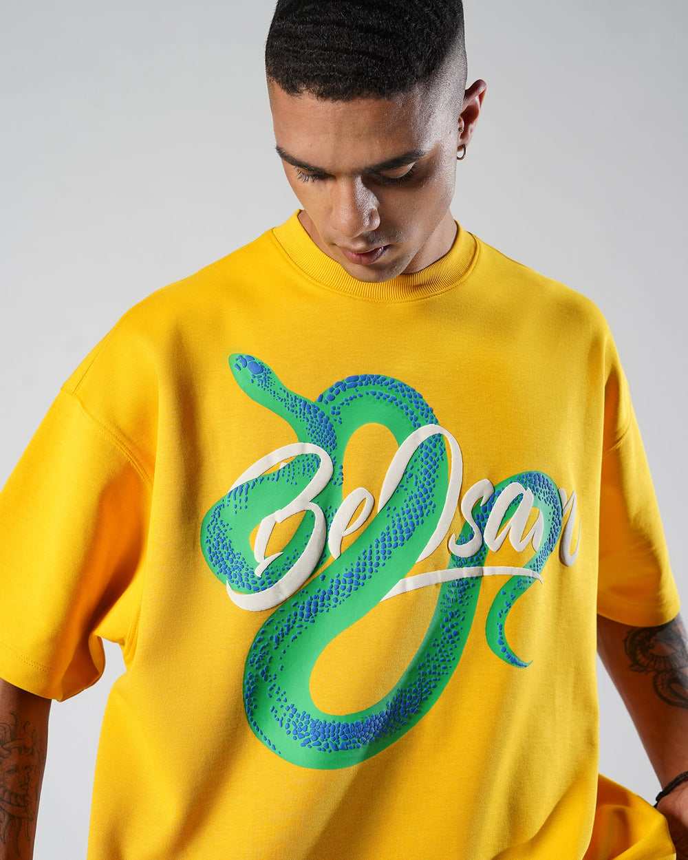 Hiss & Twist Tee - Gold Fusion