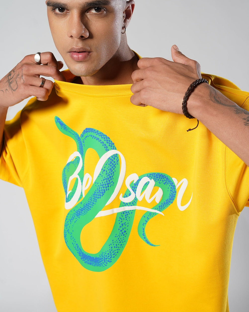 Hiss & Twist Tee - Gold Fusion