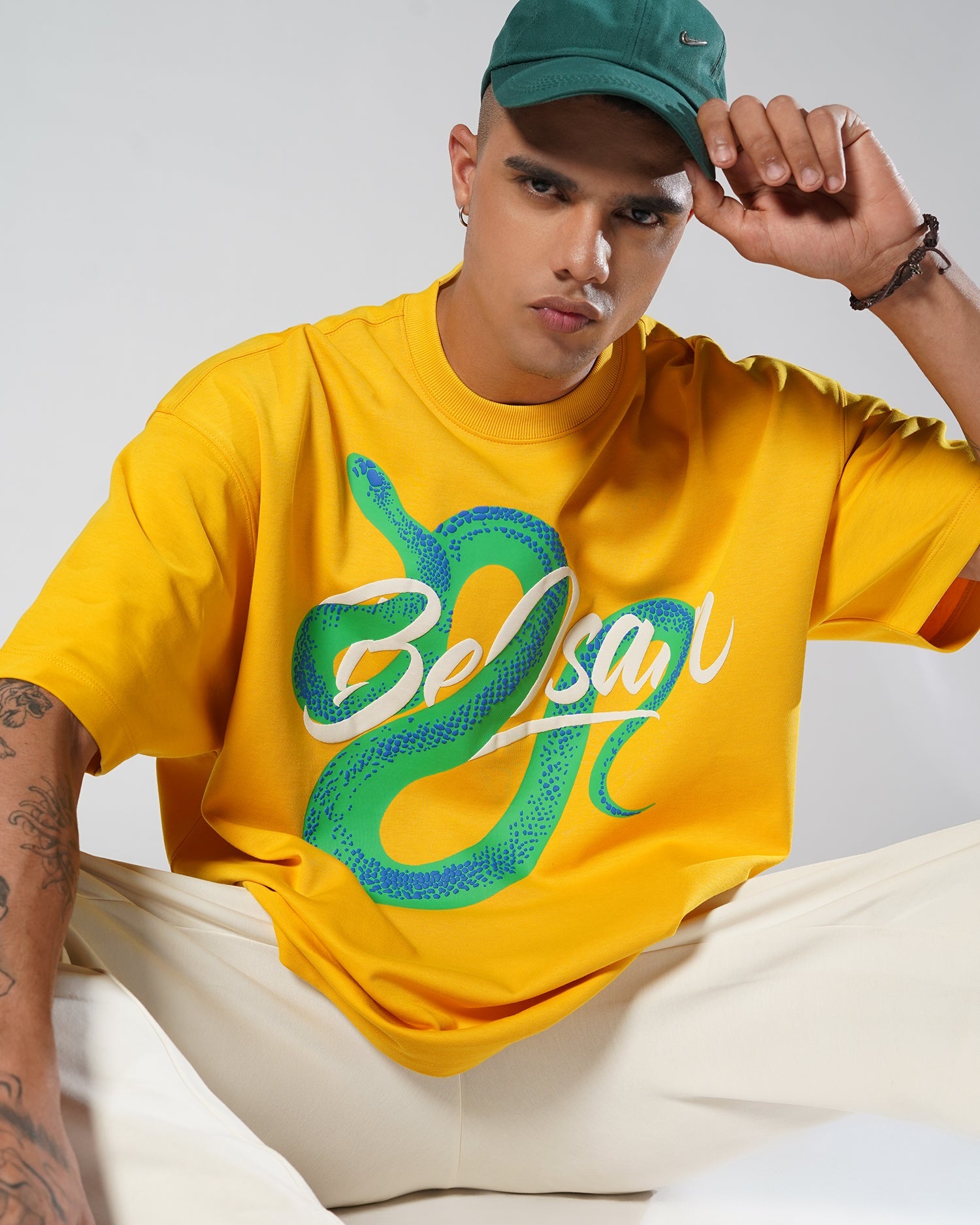 Hiss & Twist Tee - Gold Fusion