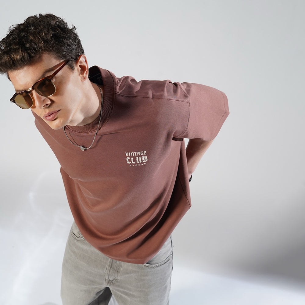 Modern Vintage Tee – Cocoa Brown